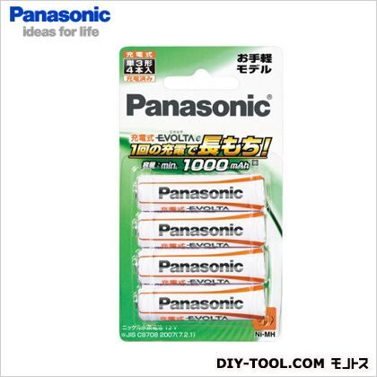 エボルタ充電式単3形4本パック BK-3LLB/4B 1点