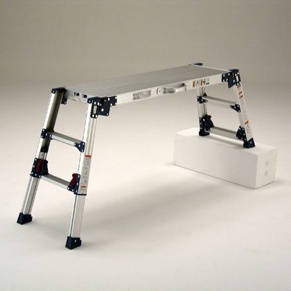 【車上渡し】四脚アジャスト式足場台 DWV-2844A 1点