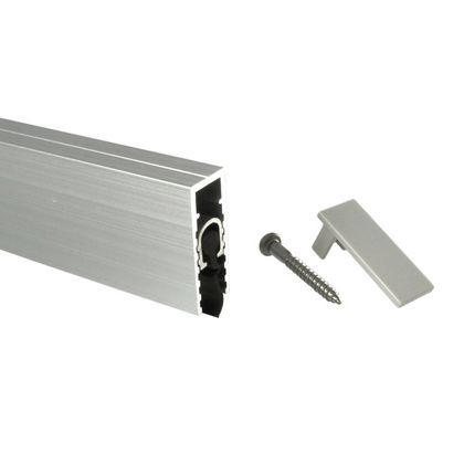 フロアーリックビルドインタイプハンガー引戸用 シルバー 1000mm FL-BJ-1000 1