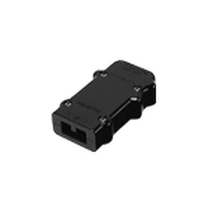 舞台・スタジオ用C型接地2P20Aコードコネクタボディ ブラック WA1829B 1