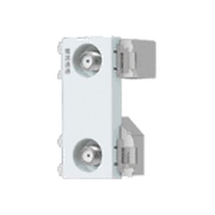 コスモシリーズワイド21埋込高シールドテレビコンセント端末用(2端子) ホワイト WCS4892W 1