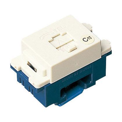 埋込C付テレホンモジュラジャック(6極2心) WN4623K 1