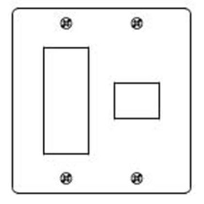 ステンレスプレート4個用(3個+1個用)標準プレート WN7674K 1