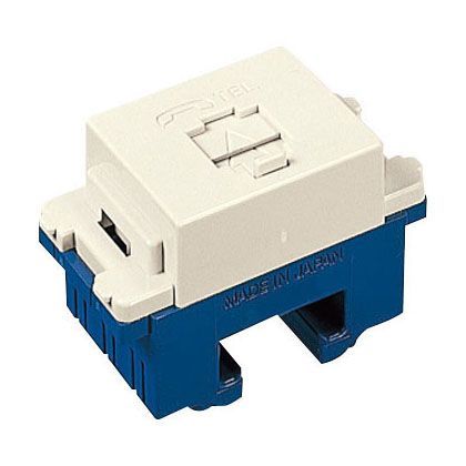 フルカラー埋込テレホンモジュラジャック(6極6心) WNT15669 1