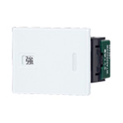 アドバンスシリーズ埋込「強」「弱」表示スイッチセット(ダブル用) マットホワイト WTA525223W 1