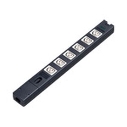 情報ラック用DC接地コンセント(6個口)