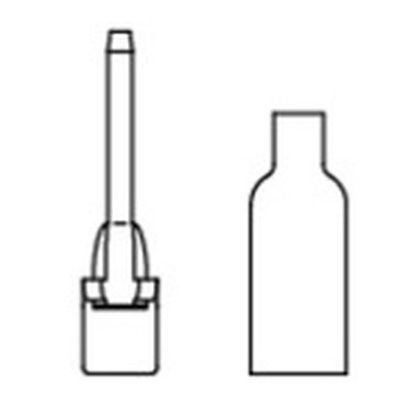 絶縁被覆付棒型圧着端子 WV2501 100個入