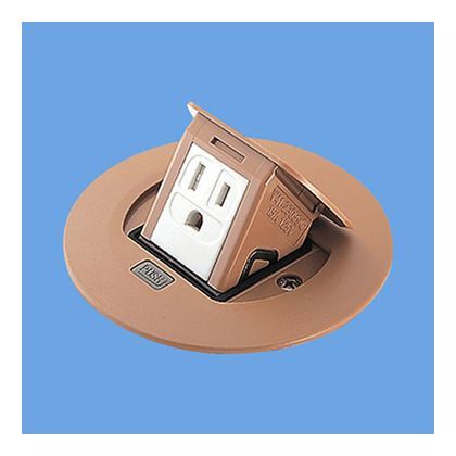 住宅用F型アップコン丸型(アース付1個口)