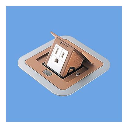 住宅用F型アップコン角型(アース付1個口)