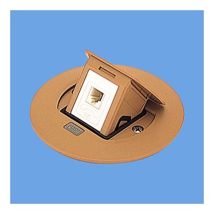 住宅用F型アップコン丸型(電話用モジュラジャック) バーチ DU2103AK 1