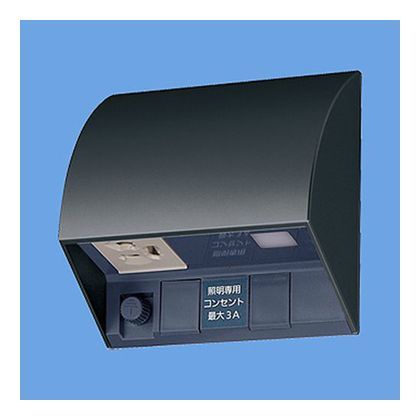 スマート電子EEスイッチ付フル接地防水コンセント (ブラック) EE4553B 1