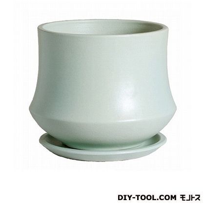 植木鉢スワン受皿付 H020-01 シーグラス 1