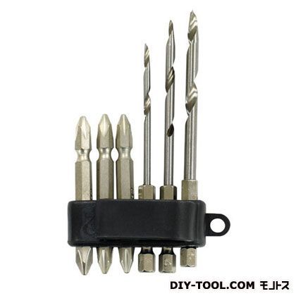 下穴ドリルビットセット シルバー TWD-6 1点