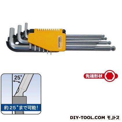 六角棒レンチ・スーパーロングボールポイント9pcs イエロー HK-9SLBM 1点