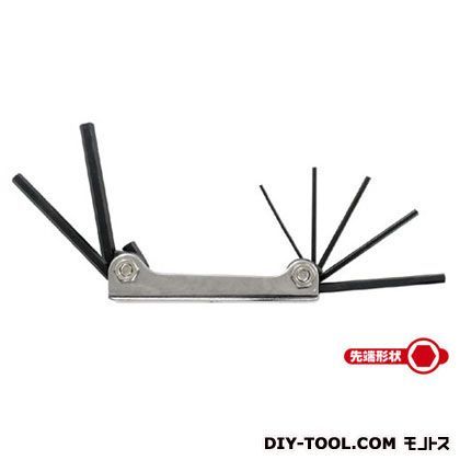 折込式六角棒レンチ7pcs グレー HK-7H 1点