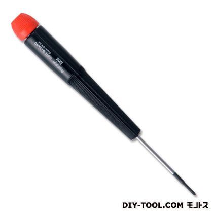 絶縁精密ドライバ ブラック×レッド P0520S 1点
