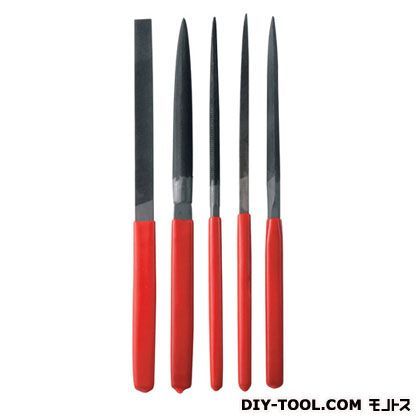 鉄工用ヤスリセット レッド KF-5FC 1点