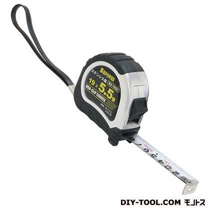 ステンレスコンベックス ブラック×ホワイト 19mm×5.5m RS-1955 1点