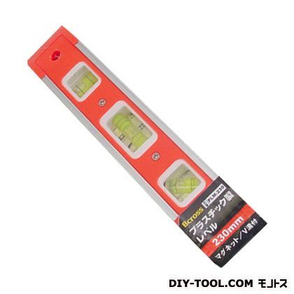 プラスチック製レベル レッド PLM-230 1点