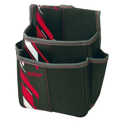 Newpoly 小型腰袋2段 レッド H235×W180×D110mm WPS-10RD 1点