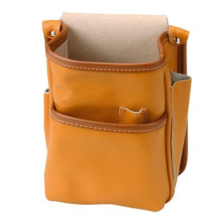 Delma leather lineエバー電工袋2段 H230×W190×D120mm NO-301 1