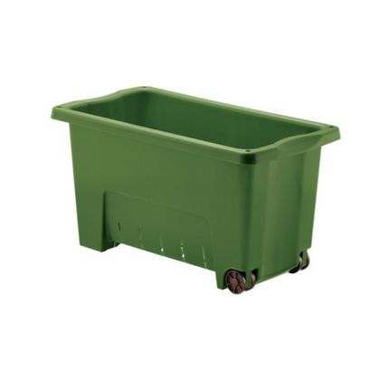 コロ付ベランダ菜園プランター グリーン 50型 1