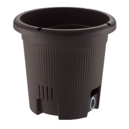 水ラク丸プランター ダークブラウン 36型 1