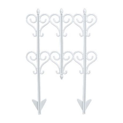 ガーデンフェンス ロイヤル(大)4本入 ホワイト 24.5×1.1×37cm 82000 4本