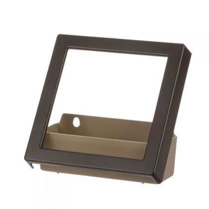 デコレアスクエアフレーム ダークブラウン (14.5×7.5×15cm) 1