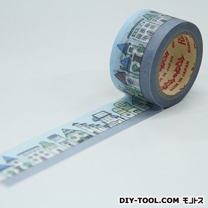 なつかしきあの街昼装飾マスキングテープ 25mmx7m 1