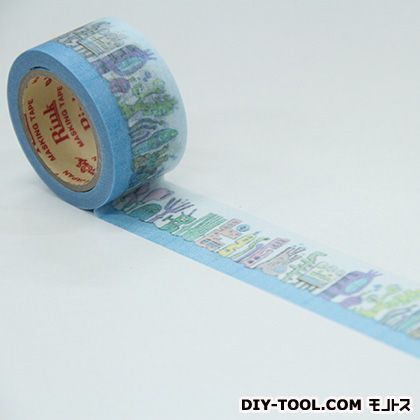 なつかしきあの街海底装飾マスキングテープ 25mmx7m 1