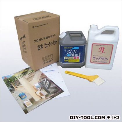 白木ビューティーセット白木・木材用シミ抜きセット SW-ST 1
