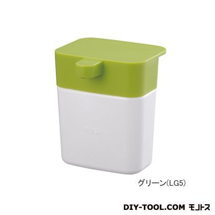 エーキューブkich!to(キッチンまわりグッズ)シンクのディスペンサー グリーン W8.5×D8.5×H10.5cm PW1711-LG5 1