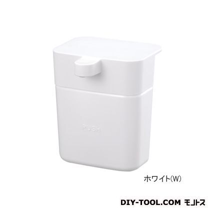 ホワイト W8.5×D8.5×H10.5cm PW1711-W