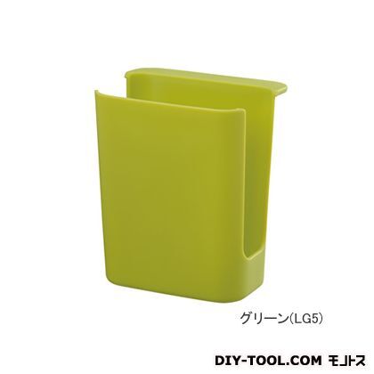 エーキューブkich!to(キッチンまわりグッズ)シンクのスポンジポケット グリーン W8.5×D6.5×H10.5cm PW1821-LG5 1