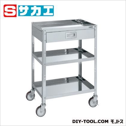 ステンレススペシャルワゴン(引出し付・SUS304)