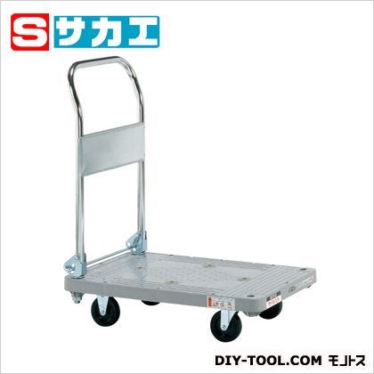 樹脂ハンドカーサイレントキャスター取手折リタタミ式 グレー SHT10CS 1