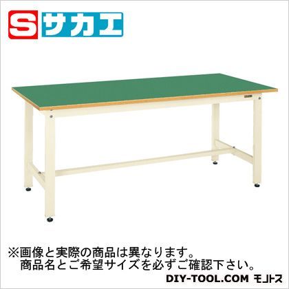 軽量作業台SKKタイプ カラー:アイボリー、天板カラー:グリーン SKK59FNI 1