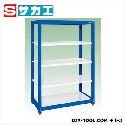 スチールラック(ツートン) ホワイト・ブルー SLN1255WB 1