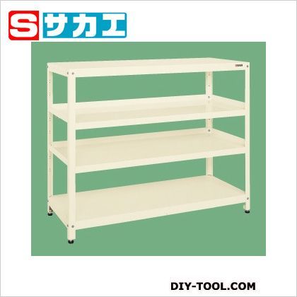 スーパラック3方コボレ止め棚板仕様(固定式) アイボリー SPR1214ALI 1