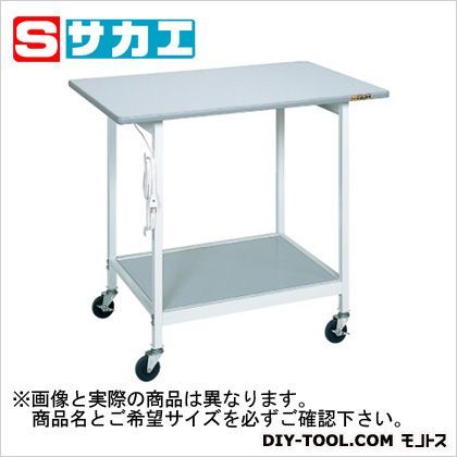 実験テーブルSRタイプ(ゴムキャスター付) グレー SR094 1