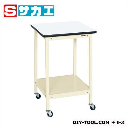 サポートテーブル(キャスター付) アイボリー、天板カラー:ホワイト SRH500RI 1