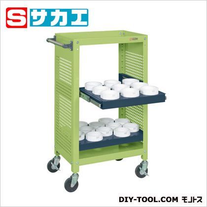 ツーリングワゴン(スライド棚1枚/固定棚1枚) グリーン SSW23RA 1