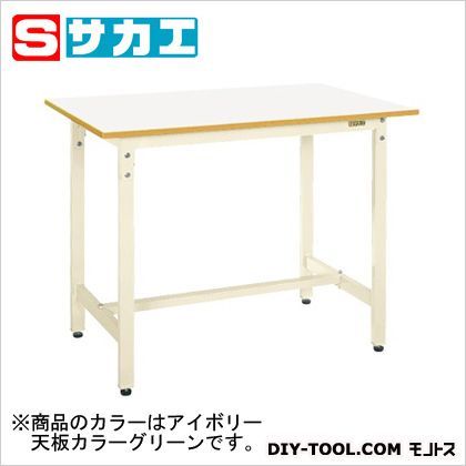 軽量立作業台CKDタイプ カラー:アイボリー 天板カラー:グリーン CKD127FIG 1
