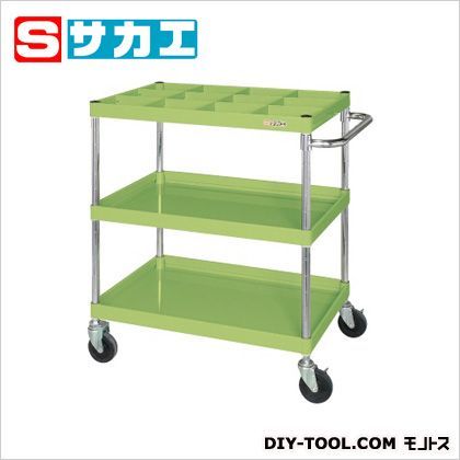 CSパールワゴン グリーン W600×D400×H880mm CSP608K 1