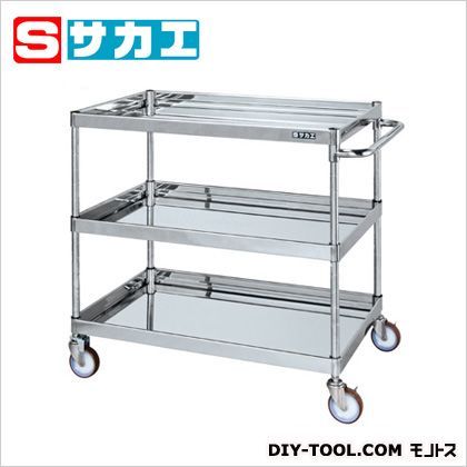CSパールワゴン ステンレス W900×D600×H880mm CSP908SS 1