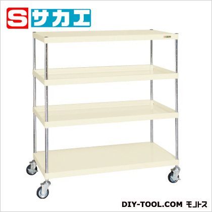 CSパールラックワゴン アイボリー W1200×D600×H1323mm CSPR1124RI 1