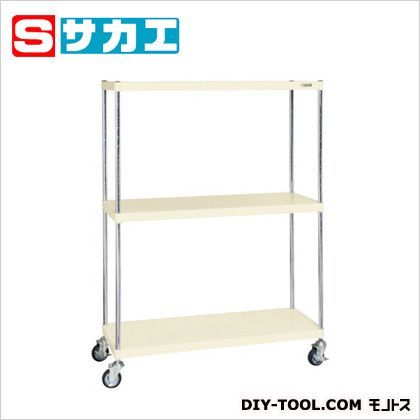 CSパールラックワゴン アイボリー W1200×D450×H1623mm CSPR2113RI 1