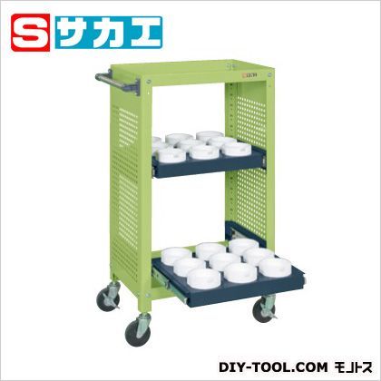 ツーリングワゴン(スライド棚2枚) グリーン SSW25RA 1