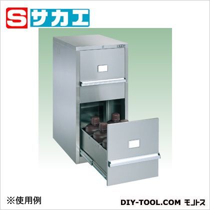 ステンレス薬品保管庫(ガロン瓶用) ステンレス SU22S 1